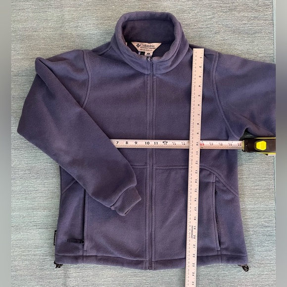 Columbia Dark Periwinkle Core Fleece size Small Lined Sleeves for Extra Warmth - Picture 4 of 10